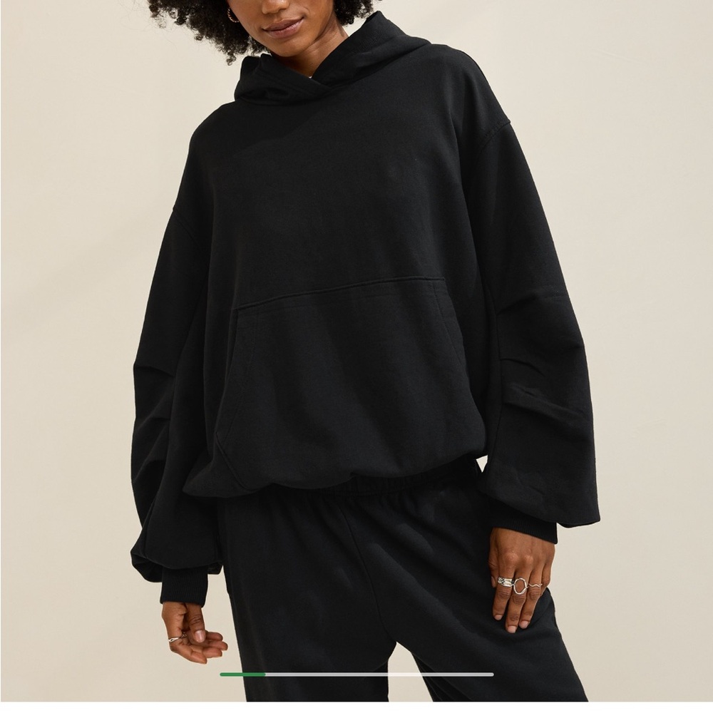 Aerie Black Jet Setter Hoodie